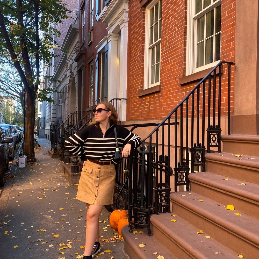 Suede skirt Banana Republic